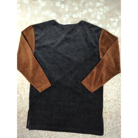 Vintage Fashion Formulas Womens Small Colorblock Sweater With Gold Trim Pullover - Picture 3 of 9